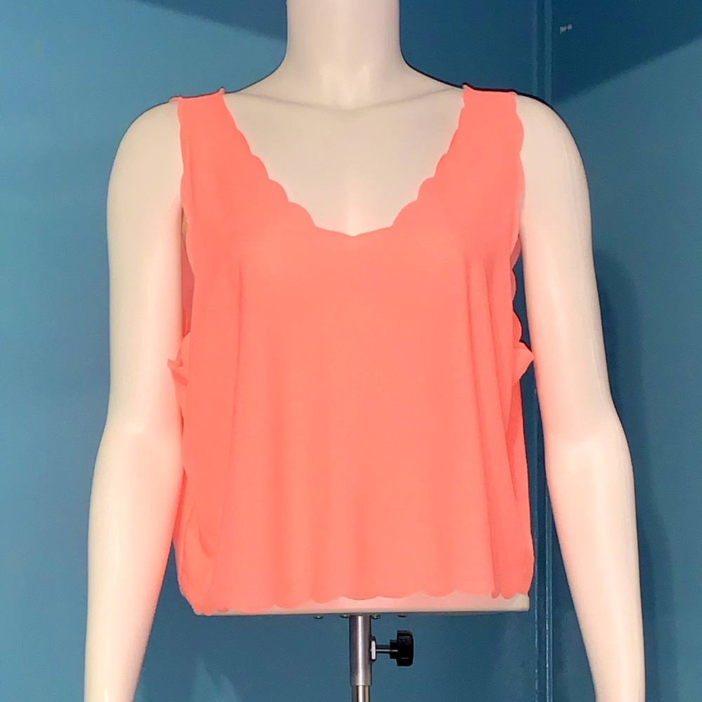 TOPSHOP• cool neon 🍊 Cami! // Size (12) NWOT!!